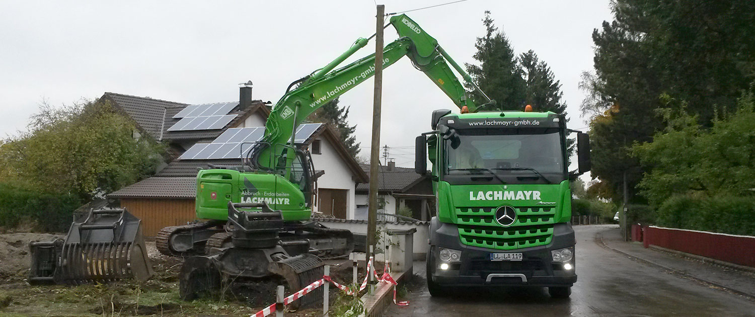 Abbrucharbeiten Lachmayr Abbruch GmbH Schöffelding